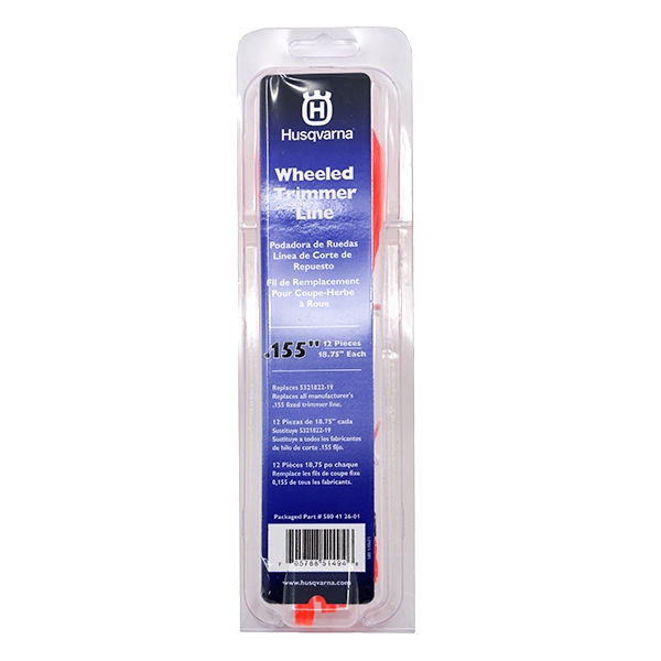 Husqvarna Wheeled Trimmer Line 155" x 18.75" Twistline