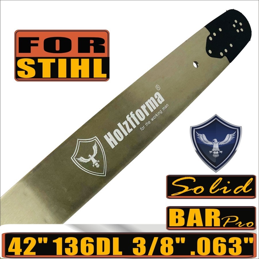 Holzfforma 42", 3/8", .063", 136dl Guide Bar fits Stihl